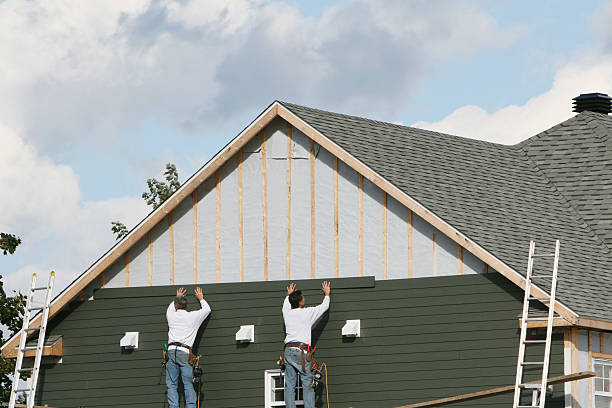 Professional Siding technician working in Transfer, PA